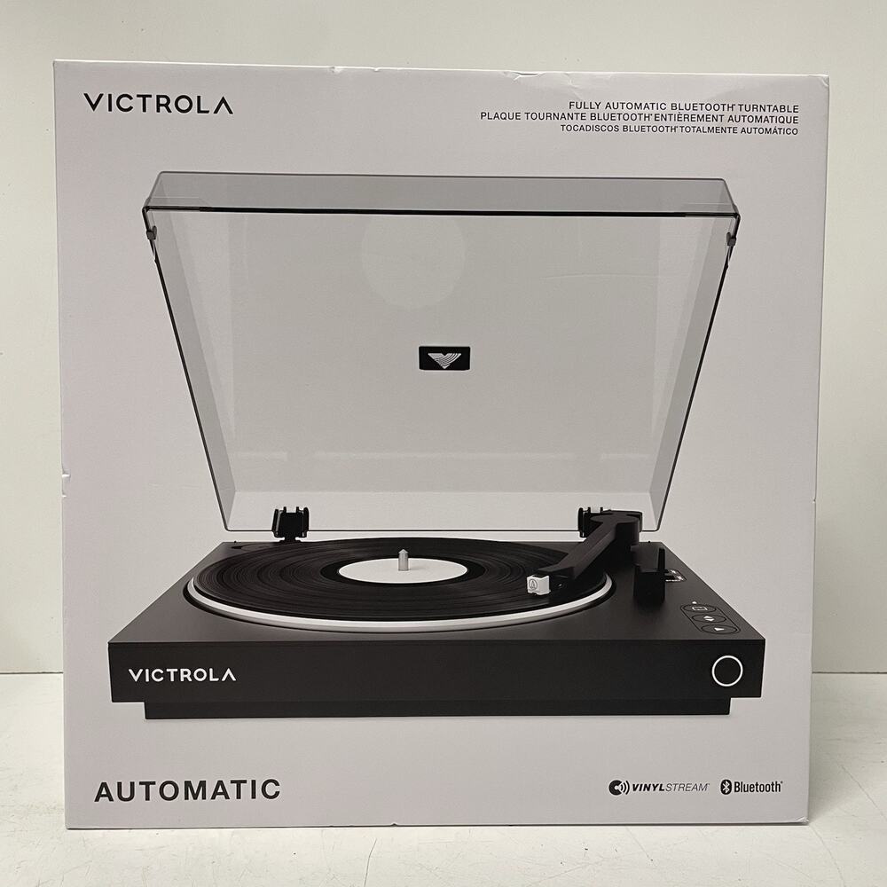 Victrola Automatic Turntable Bluetooth Music Belt Drive Record Player Brand New